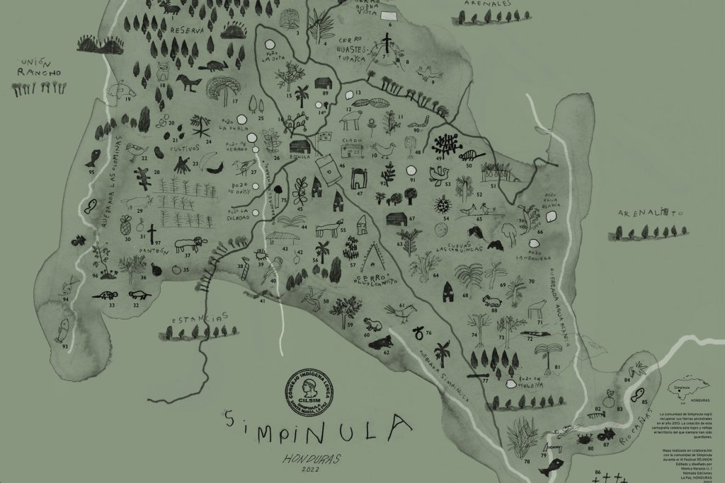 Mapa Simpinula