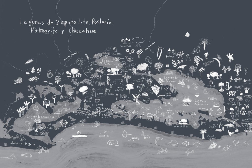 Mapa Lagunas Chacahua