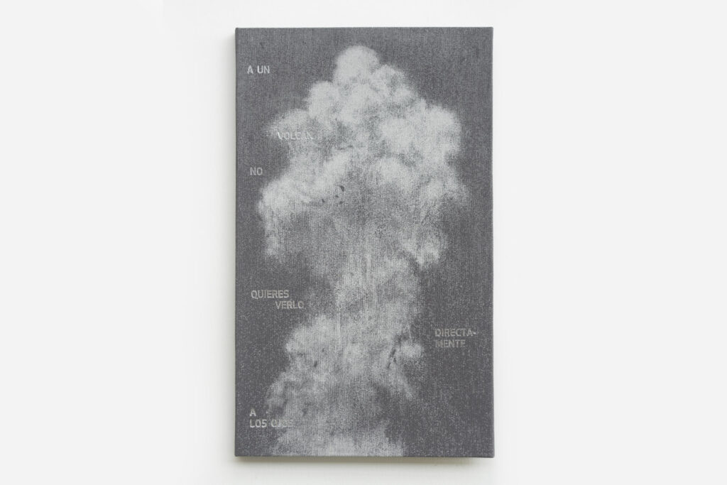 A un volcán no quieres verlo directamente a los ojos